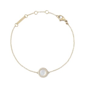 Daniel Wellington Pôvabný náramok s perleťou a kryštálmi Audrey DW00401423