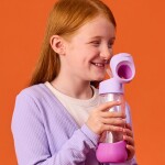 B.box Fľaša na pitie so slamkou 600 ml - sugar plum EUR