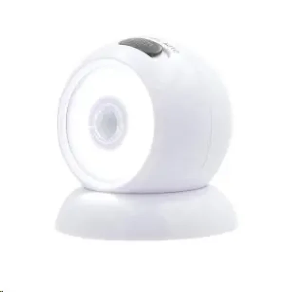 Handy Lux Colors LED svetelná guľa / otočná 360 ° / 120 lm / senzor pohybu / biela (M23909)