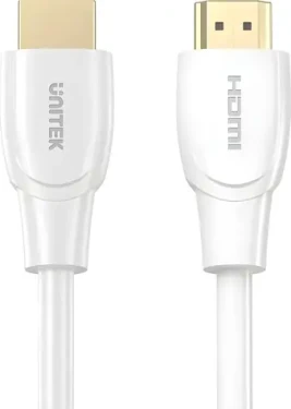 Unitek HDMI kábel biela / Kábel / HDMI 2.0 / 4K / 1 m (C11090AWH03-1M)