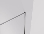 CERANO - Sprchová zástena Walk-in Crystal Ľ/P - 8 mm - bezvzperový systém - chróm, transparentné sklo - 90x200 CER-8050BD6811