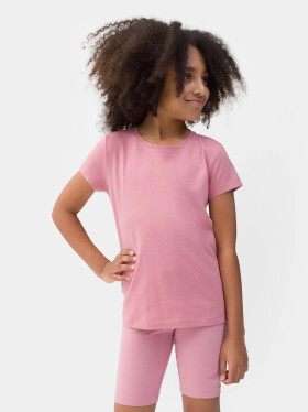 Dievčenské tričko 4FJSS23TTSHF279-54S ružové 4F cm