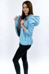 Modrá dámská bunda s kapucí model 16143341 - LHD Barva: odcienie niebieskiego, Velikost: S (36)