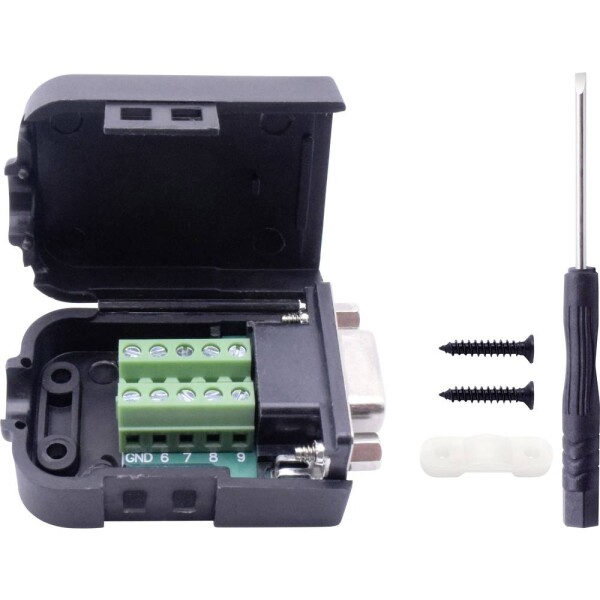TRU COMPONENTS T1904C091 vstavaná zásuvka D-Sub Pólov: 9 skrutkovací 1 ks; T1904C091