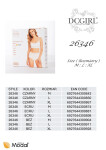 Nohavičky DC Girl 26346 A2, balenie, veľkosti M–XL ecru XL