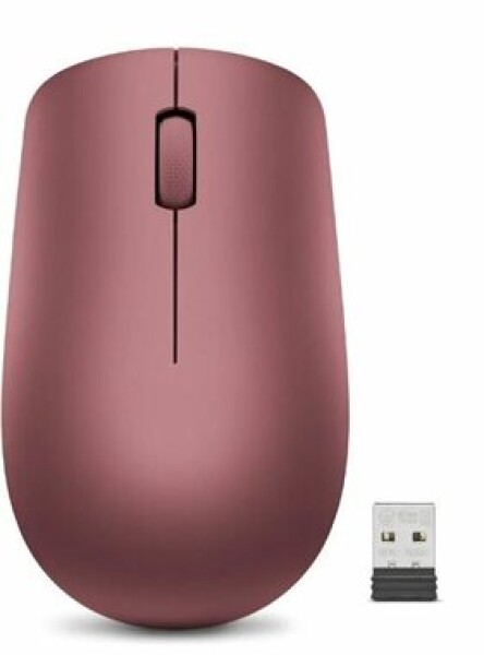 Lenovo 530 červená / Bezdrôtová myš / 1200 DPI / 2.4GHz Nano USB dongle / 1x AA (GY50Z18990)