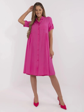 Dámske šaty MI SK A2275.09 vo farbe fuchsiovej – FPrice UNI
