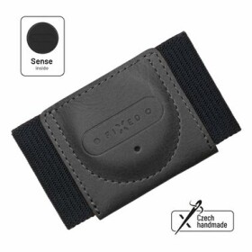 FIXED Sense Tiny Wallet Kožená peňaženka so smart trackerom FIXED Sense čierna (FIXSMS-STN2-BK)
