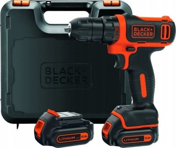 Black&Decker BDCDD12KB 10.8 V 2 x akumulator 1.5 Ah