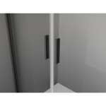 MEXEN/S - Exo sprchovací kút dvere krídlové 80 x 70, transparent, čierna 8182-080-070-70-00