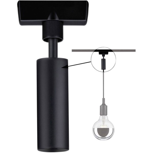 Paulmann 96914 komponenty nadstavby kyvadlový adaptér čierna (matná); 96914