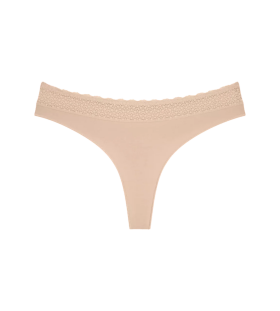 Dámske tangá Feel of Modal String 3P - YELLOW - béžová 0026 - TRIUMPH YELLOW L
