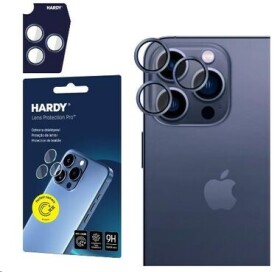 3mk HARDY Lens Protection Pre sklá na fotoaparát pre Apple iPhone 15 Pro Blue (5903108573405)