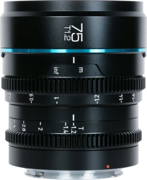 Sirui Sirui Cine Lens Nightwalker S35 75mm T1.2 MFT-Mount Black