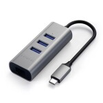 Satechi 1x RJ-45 + 3x USB-A 3.0 (ST-TC2N1USB31AM)