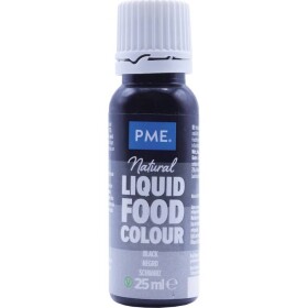 Prírodné potravinárske farbivo čierne, 25 ml - PME