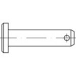 TOOLCRAFT 135904 čap (Ø x d) 12 mm x 50 mm ocel glavanizované zinkom 10 ks; 135904