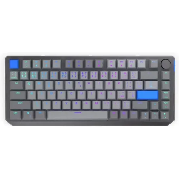 Endorfy Thock V2 75% Wireless CZ šedá / Herná klávesnica / Bezdrôtová / Endorfy Yellow / USBBT2.4GHz / CZ layout (EY5C019)