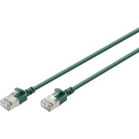 Digitus DK-1632-A-030S-G RJ45 sieťové káble, prepojovacie káble CAT 6A F/FTP 3 m zelená farebne odlíšený, tienený, točený drôt, s priechodkou chrániacou proti; DK-1632-A-030S-G