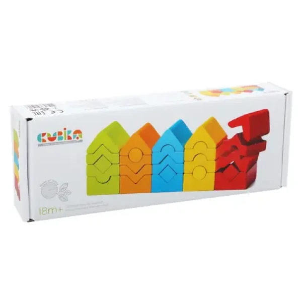 CUBIKA 15016 Sada 5 veží LD-13 - drevené puzzle