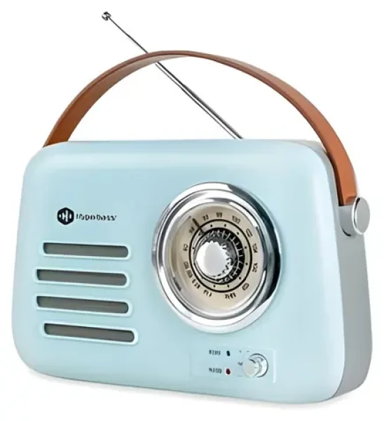 Connect IT Hyperbass RetroBEAT tyrkysová / Bezdrôtový reproduktor s FM rádiom (HSP-3010-TR)