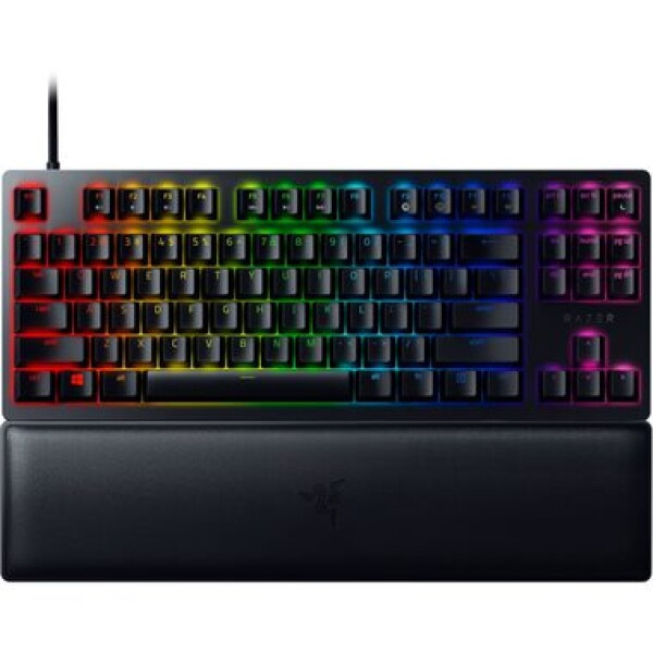 Razer Huntsman V2 TKL - Razer purple čierna / Herná klávesnica / mechanická / Razer purple / RGB / USB / DE Layout (RZ03-03941100-R3G1)