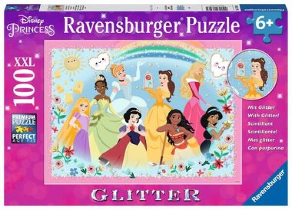 Ravensburger Trblietavé puzzle Disney: Princezné