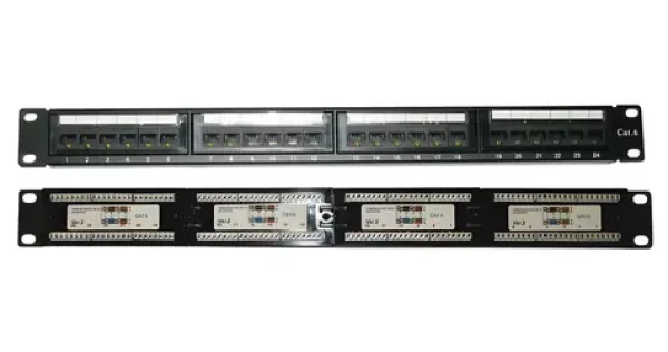 Xtendlan / Patch panel / 19" / 24 portov / Cat6 / LSA/110 (XL-PP19-24C6UD)