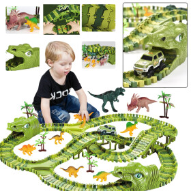 Mamido Detská autodráha dinosaurus 240 dielov