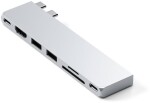 Woodcessories Satechi ST-HUCPHSS Notebook-Dockingstation & Portreplikator Andocken USB 3.2 Gen 2 (3.1 Gen 2) Type-C Silber (ST-HUCPHSS) 0810086360635