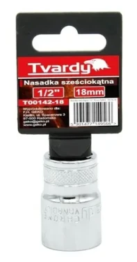 TVARDY Hlavica nástrčná 1/2" 18 mm / Nástrčná hlavica / 1/2" / 18 mm (T00142-18)