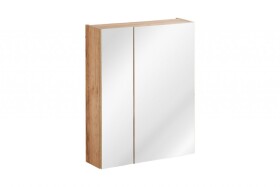 COMAD - Zrkadlová skrinka 60cm 2 dvierka DUB CAPRI 5907611647844