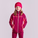 Dětská softshellová bunda Progress Coolio JKT vínová/růžová 152/158 EUR