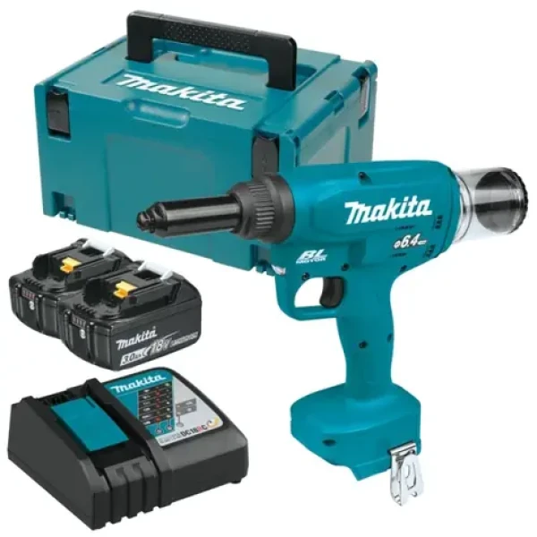 Makita DRV250RFJ / Aku nitovačka / 18V / 2x3.0Ah (MDRV250RFJ)