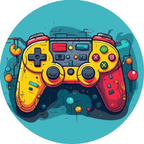 Jedlý papier hernej ovládač Gamer 19,5 cm - PICTURE - PICTURE