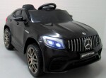 Mamido Elektrické autíčko Mercedes GLC63s s pohonom 4x4 a koženým interiérom, čierne