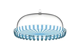 Guzzini DOLCEVITA tyrkysová / Podnos na tortu s vekom / O 31 cm / bioplast (12570048)