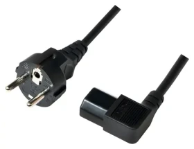 LogiLink Schuko - C13 rozdvojovač čierna / Napájací kábel / 5 m / 250 V / 10 A (CP119)