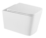 OLSEN SPA - Závesné WC ORLO TORNADO s FLAT sedadlom Soft-close OLKLT057EUQ1