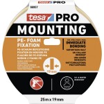 Tesa Mounting PRO PE-Fixation 66957-00010-00 montážna páska biela (d x š) 25 m x 19 mm 1 ks; 66957-00010-00