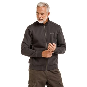 Bushman Pánska celozapínacia mikina Storn, tmavohnedá XXXL