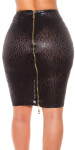 Oh La La!Sexy Koucla WetLook PencilSkirt withZiPP SNAKE S