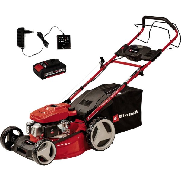 Einhell GC-PM 46 SM HW-E Li Power X-Change benzínová kosačka vr. nabíjačky, akumulátor, zadné vyprázdňovanie 2000 W 18 V Šírka kosenia 46 cm; 3407560