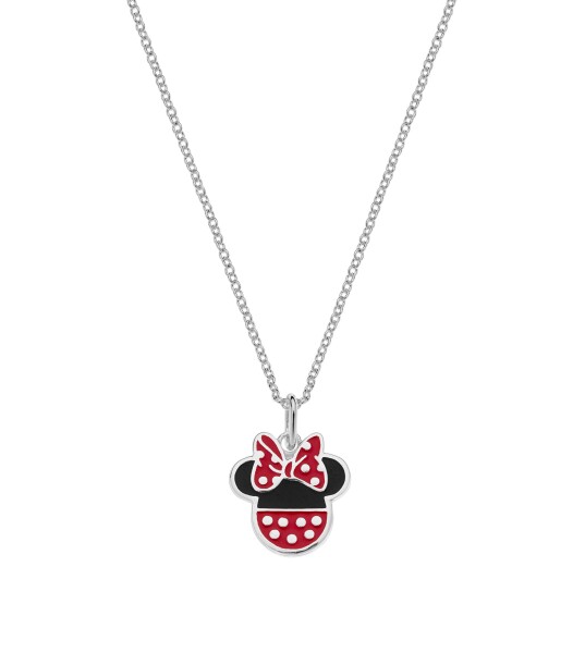 Disney Krásny strieborný náhrdelník Minnie Mouse NS00028SL-157.CS