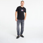 Tričko Tommy Hilfiger Linear Flag Graphic Tee Black XL