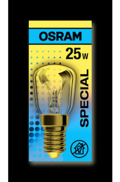 OSRAM vláknová žiarovka do chladničky 25W E14 / 160lm / 2700K / 1000h / 230V / noDIM / E / Sklo číre (4050300309637)