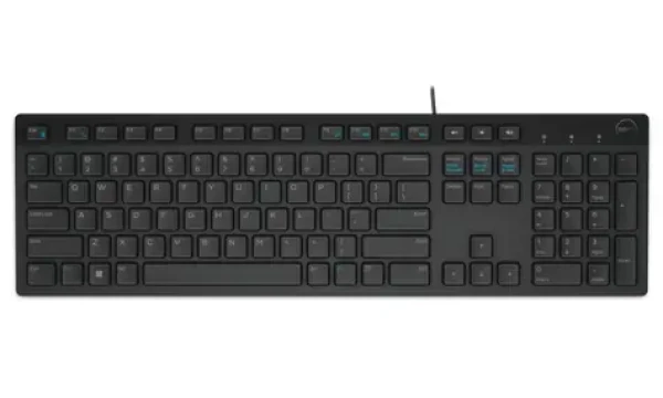DELL KB-216 ES čierna / Multimediálna klávesnica / ES / QWERTY / USB (580-ADGS)