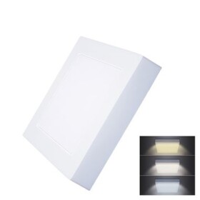 Solight WD171 LED mini panel CCT prisadený 12W / 900lm / 3000K-6000K / štvorcový (8592718027629)