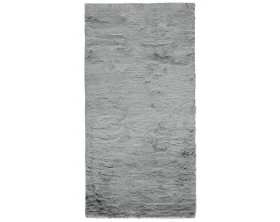 Koberec Bobs 80x150 cm, šedá imitácia králičej kožušiny%