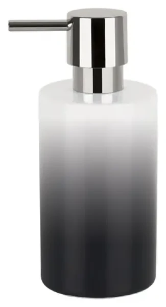 Spirella TUBE Gradient čierno-biely / Dávkovač mydla / Keramika / 300 ml